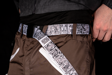Load image into Gallery viewer, PRK "The Obscüre" Belt - (BLACK/WHITE)
