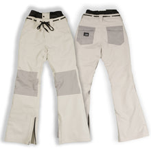 Load image into Gallery viewer, MOUNTAIN SCUM SNOW-PANTS - (CREAM/GREY)