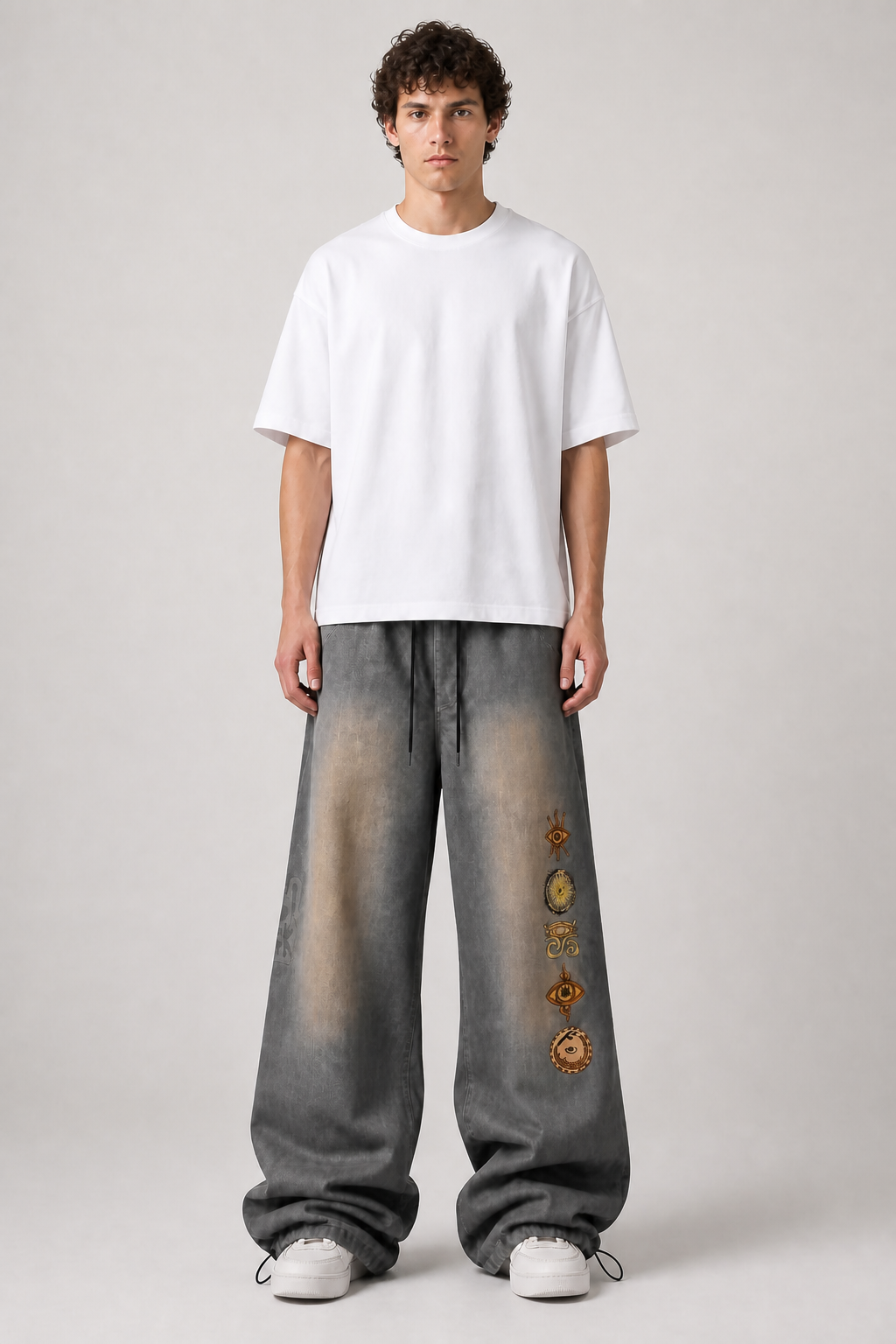 PRK "SOL" Snow Pant - (GREY/BLUE DENIM)