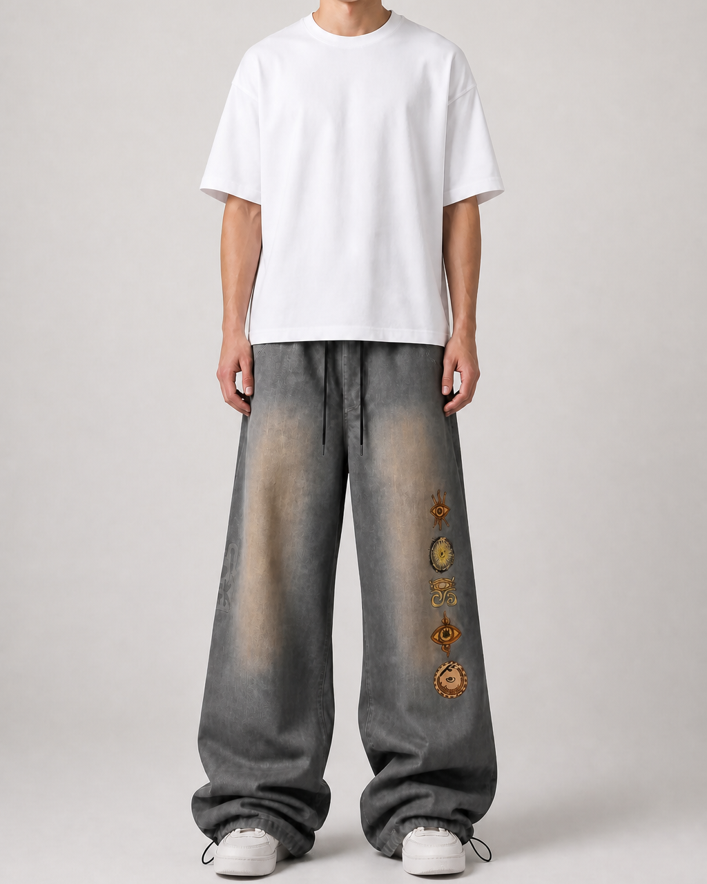 PRK "SOL" Snow Pant - (GREY/BLUE DENIM)