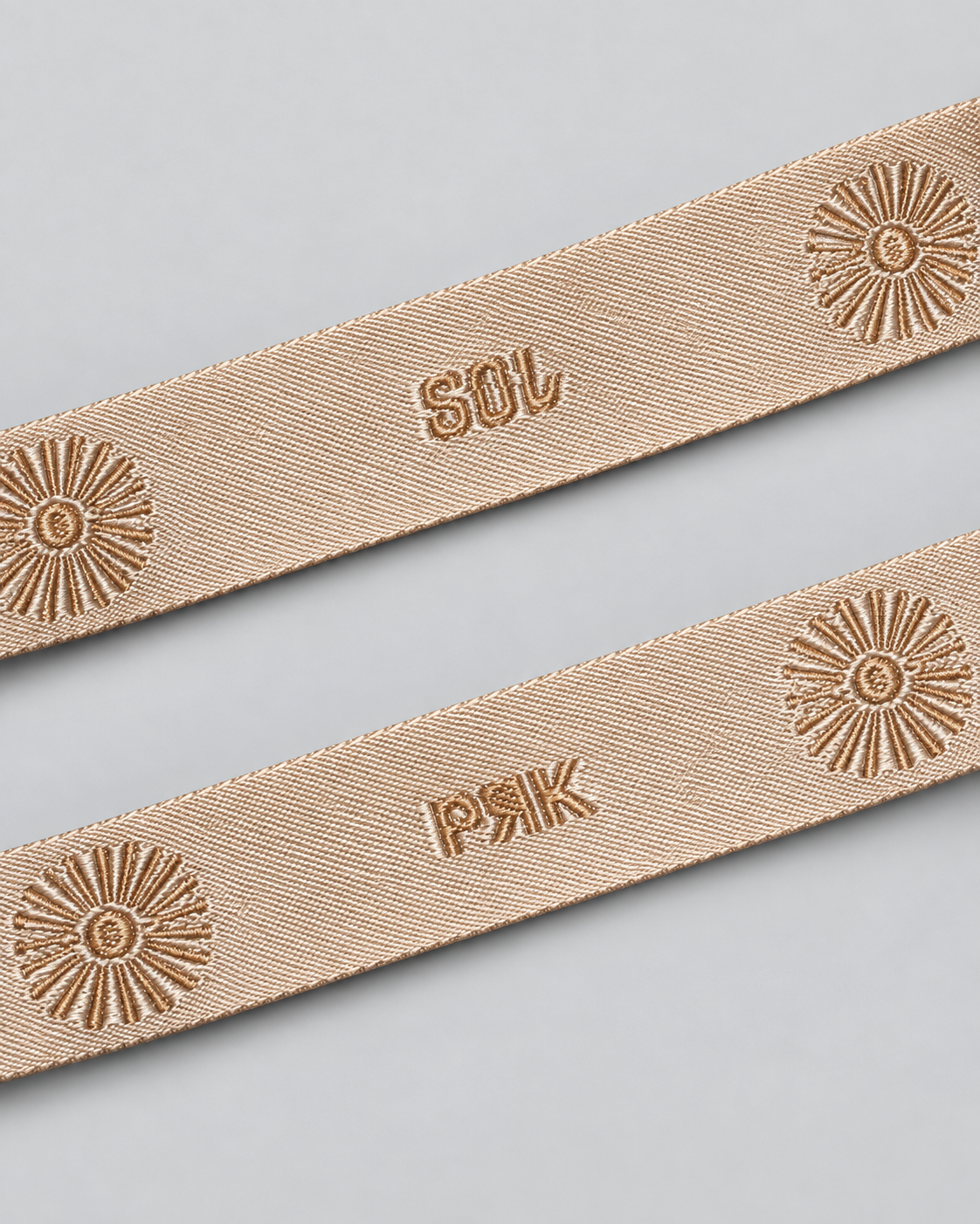 PRK "SOL" Belt - (BEIGE/GOLD)