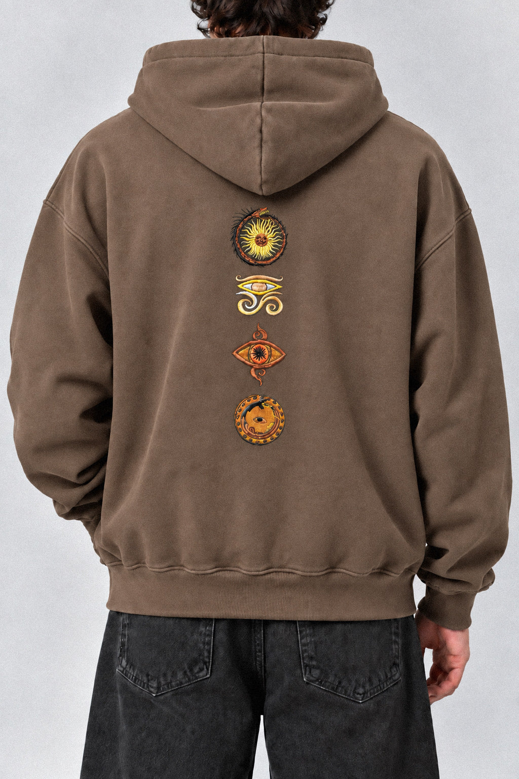 PRK "SOL" Hoodie - (BROWN)