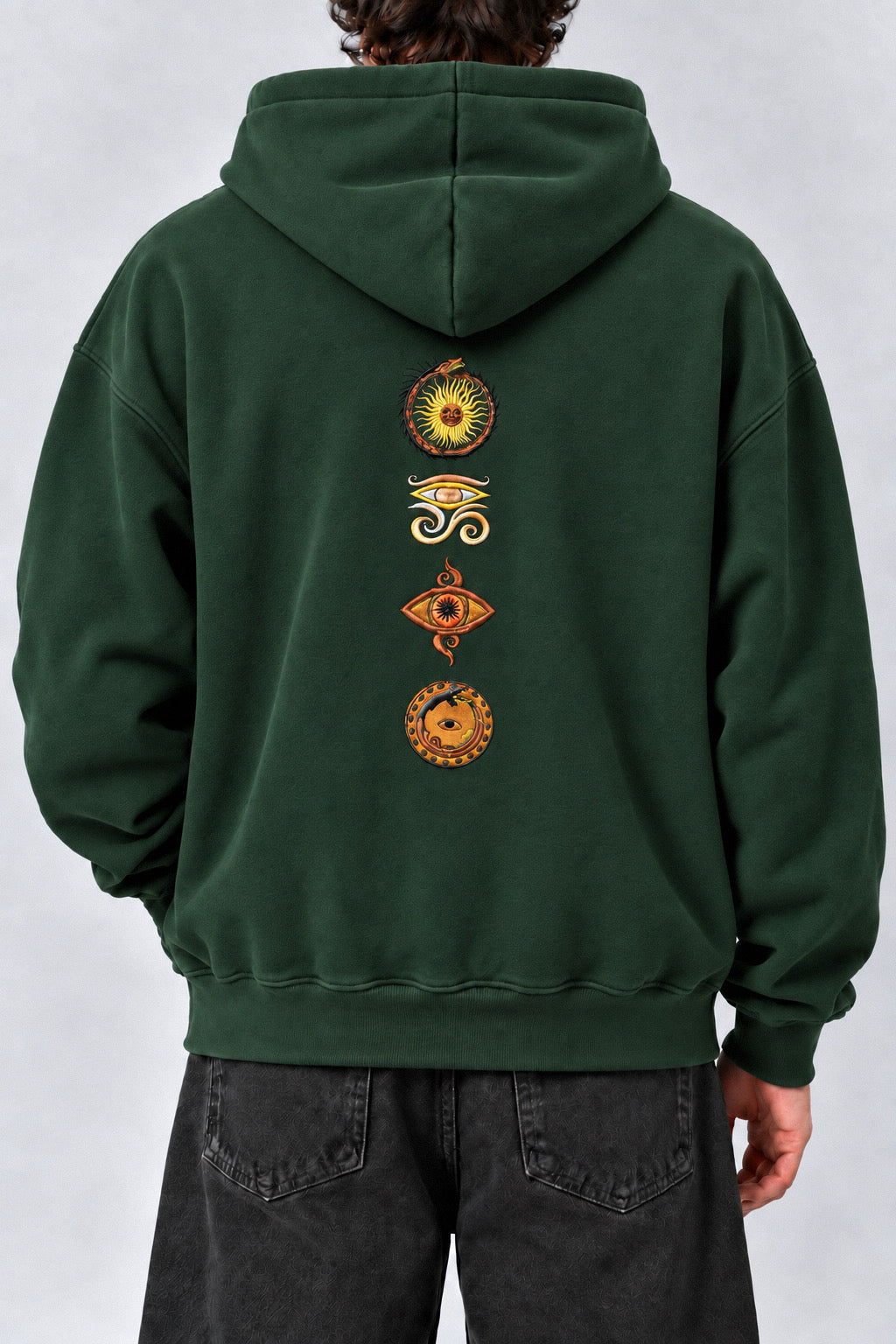 PRK "SOL" Snowboard Hoodie - (GREEN)