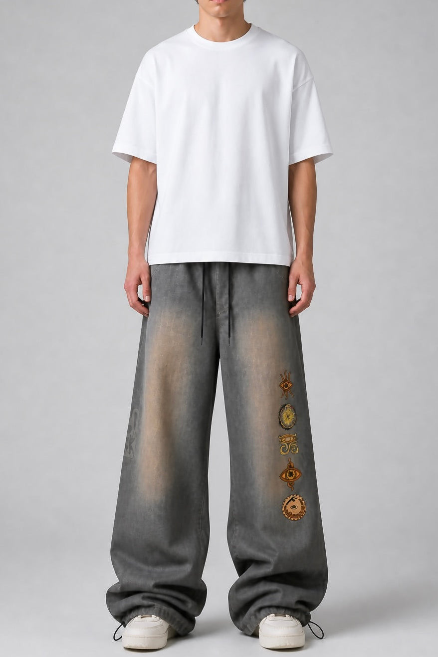 PRK "SOL" Snow Pant - (GREY/BLUE DENIM)