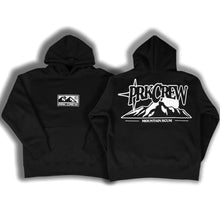 Load image into Gallery viewer, MOUNTAIN SCUM HOODIE (BLACK/WHITE)
